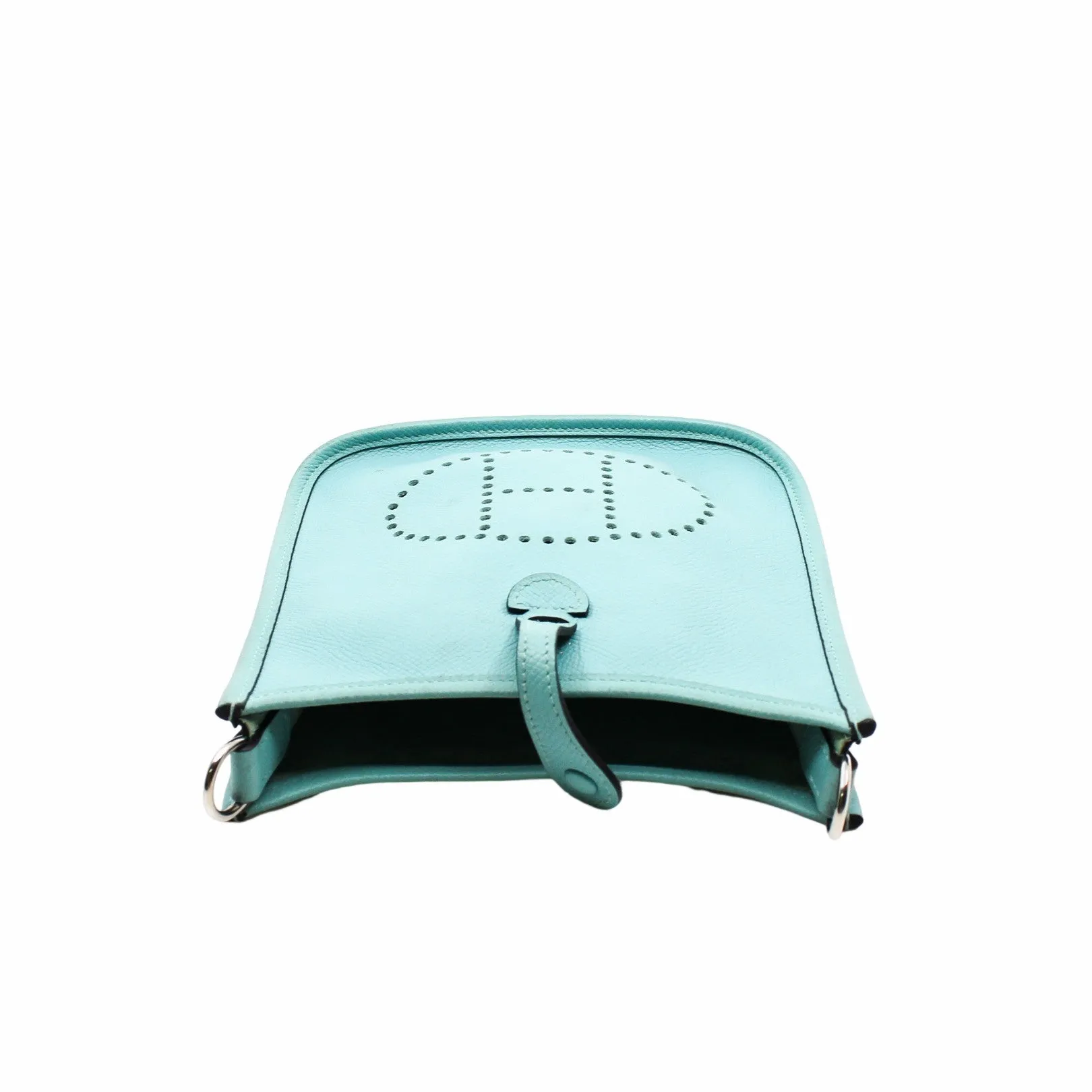 mini evelyne light blue epsom phw c stamp